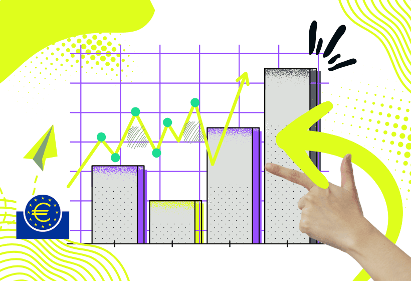 grafico que ilustra las subidas y bajadas de los tipos de interes