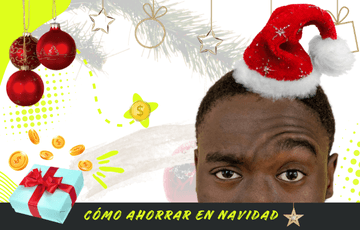 persona pensando en como puede ahorrar en navidad