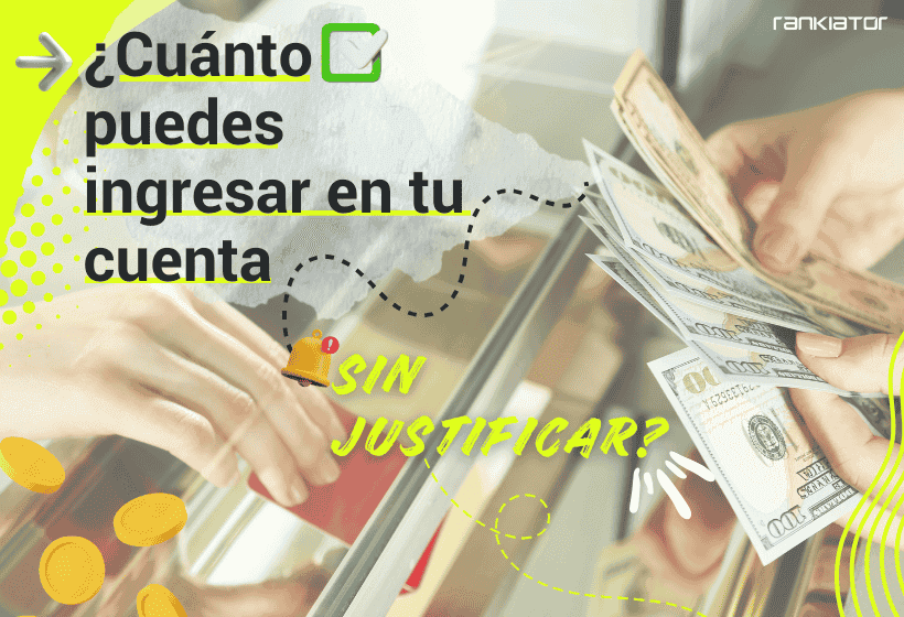persona analizando cuanto dinero puede ingresar en su cuenta en España sin justificar