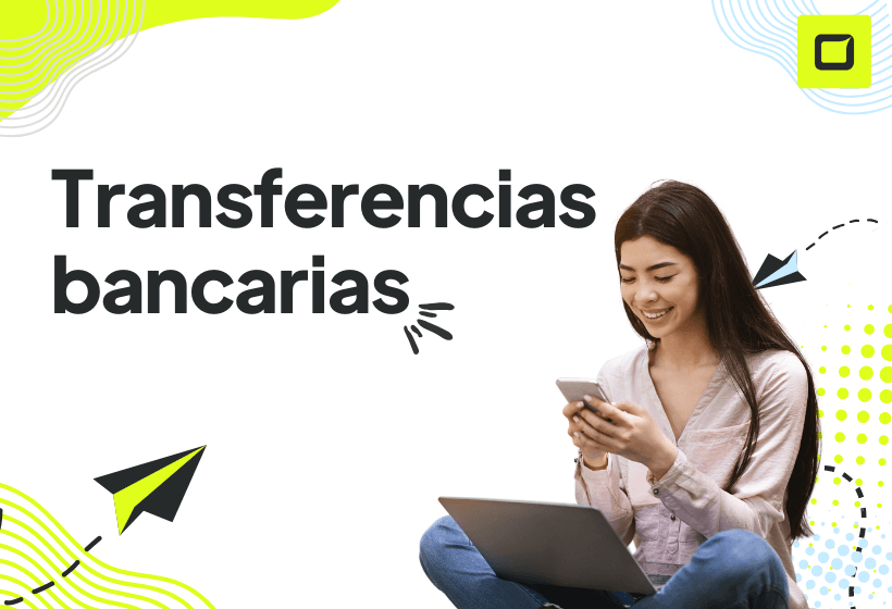 chica haciendo una transferencia en su celular de forma rápida