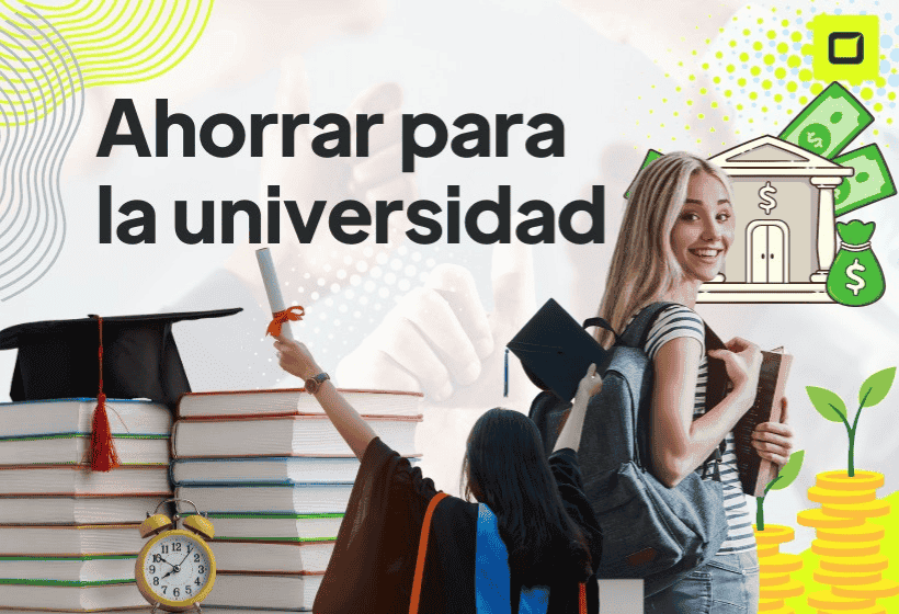 chica contenta porque gracias a que ahorro para la universidad pudo graduarse