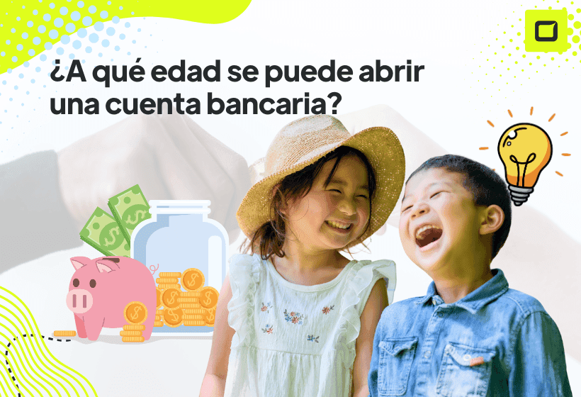niños felices porque ahora saben que pueden abrir una cuenta bancaria con 14 años