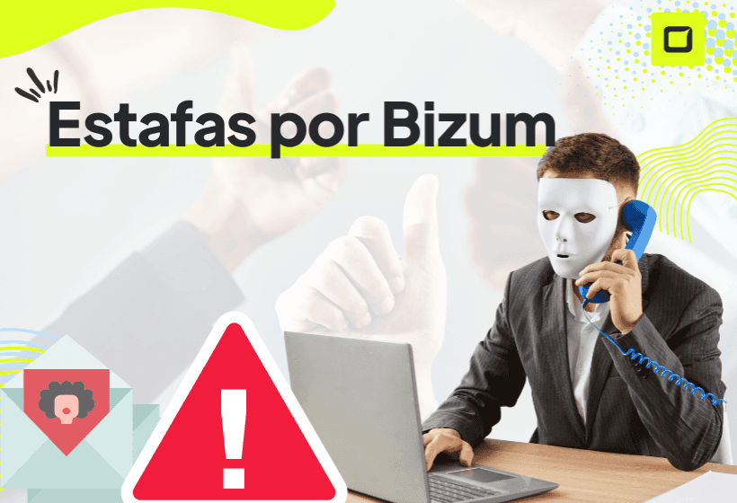 Estafador cibernético, ejecutando un timo de bizum