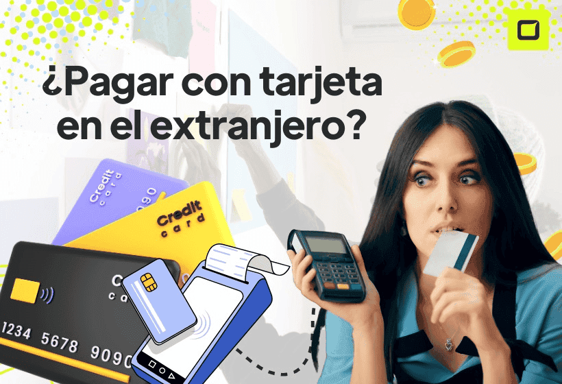 chica feliz porque pago con su tarjeta ene l extranjero sin que le cobraran comisiones