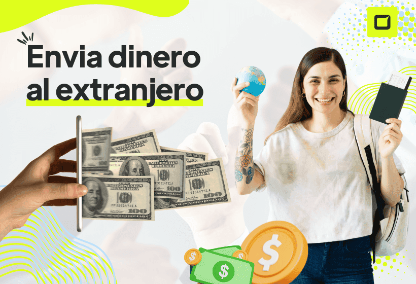 mujer feliz porque pudo enviar dinero al extranjero por una casa de envió