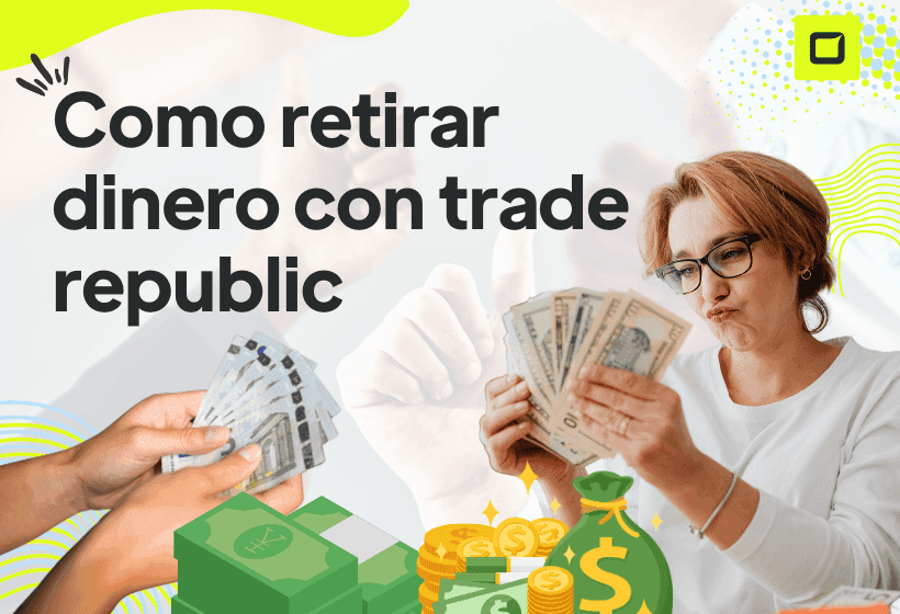 mujer feliz porque pudo retirar su dinero de trade republic ya que consiguió una guía con los pasos