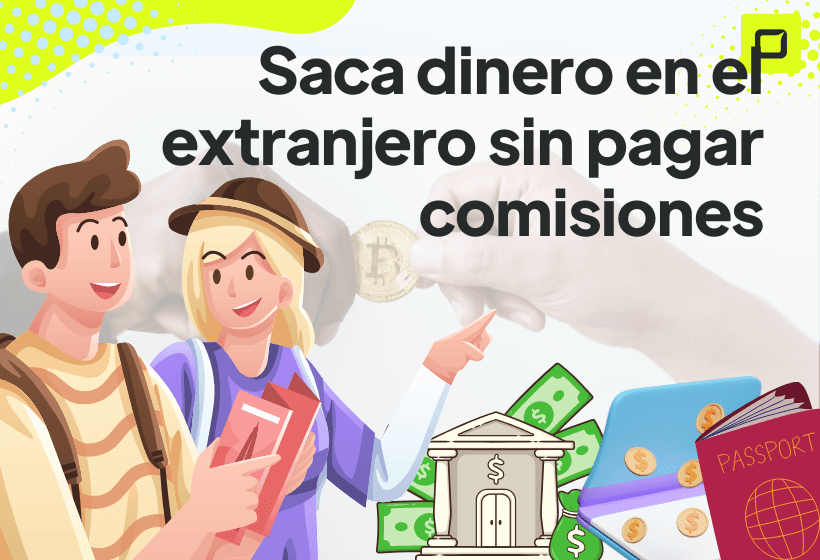 dos turistas sacando dinero en el extranjero sin pagar comisiones
