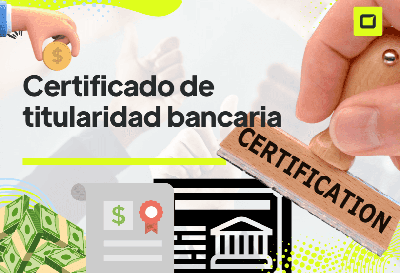 persona sacando el certificado bancario