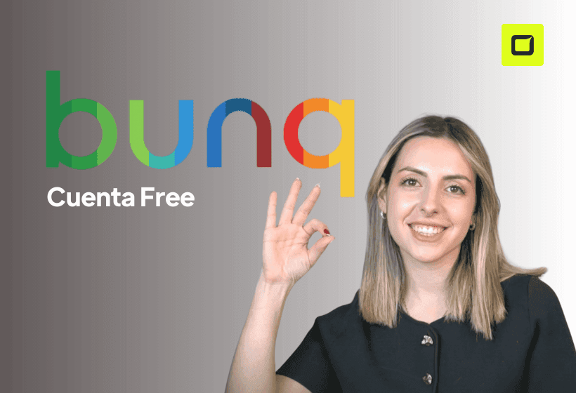 Ana Patricia de abreu, explicando que es la cuenta bunq free y de que se trata