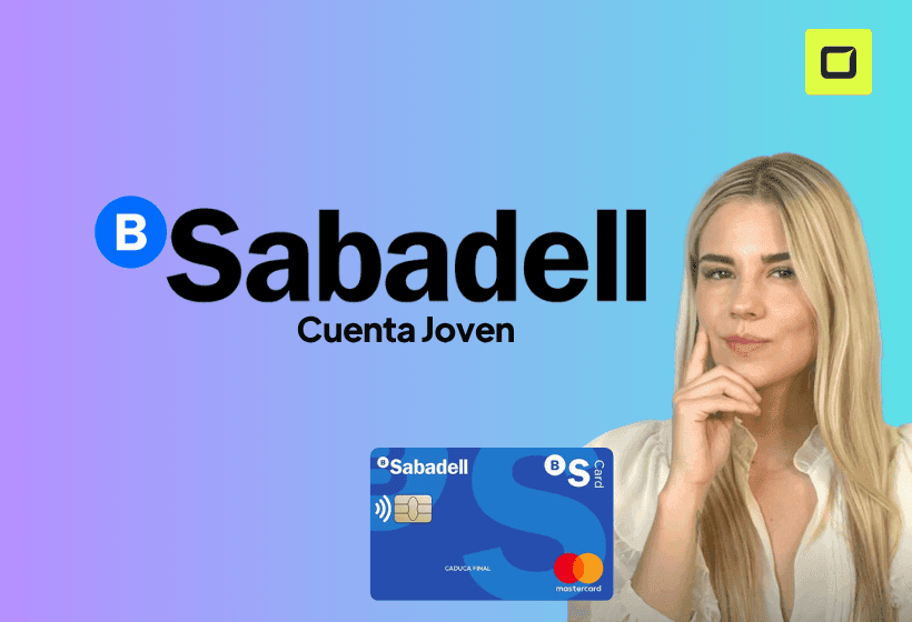 pala Diaz linares explicando que es la cuenta joven primera sabadell