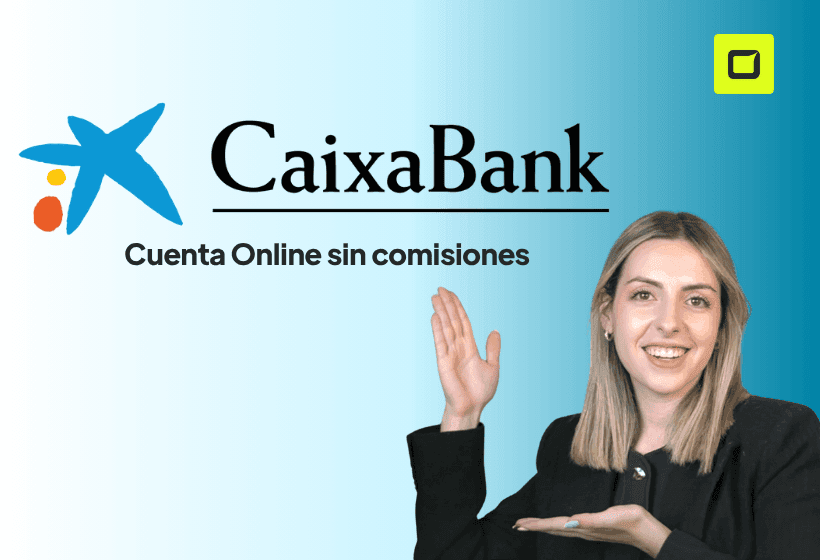 Ana Patricia de abreu coelho explicando que es la cuenta online sin comisiones de caixaBank