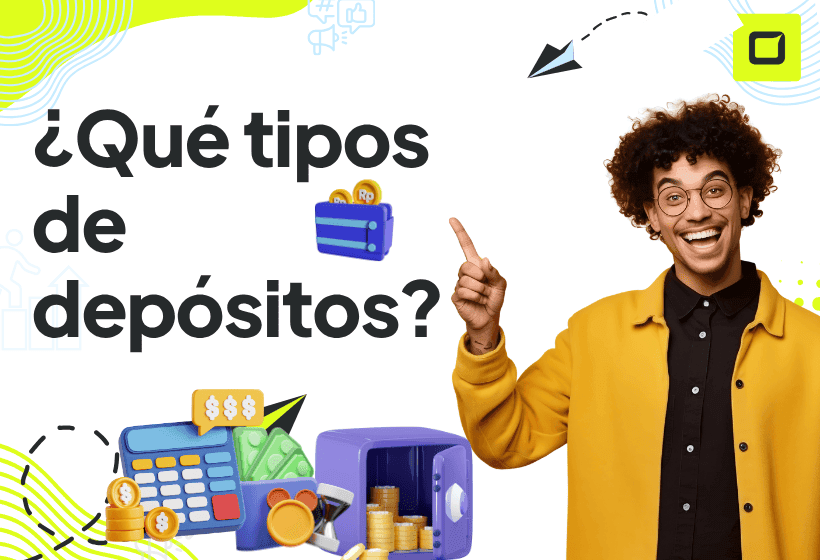 chico explicando que tipos de depositos existen y para que sirven