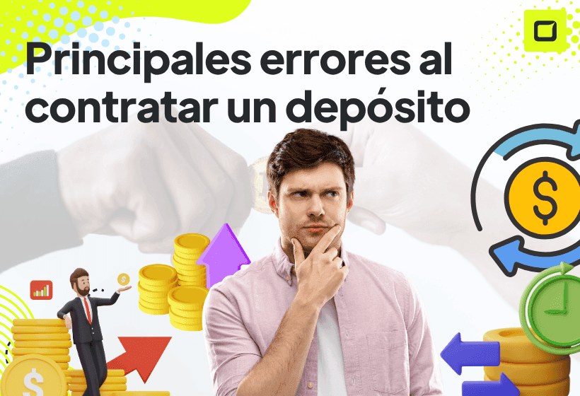 chico explicando los principales errores al contratar un depósito