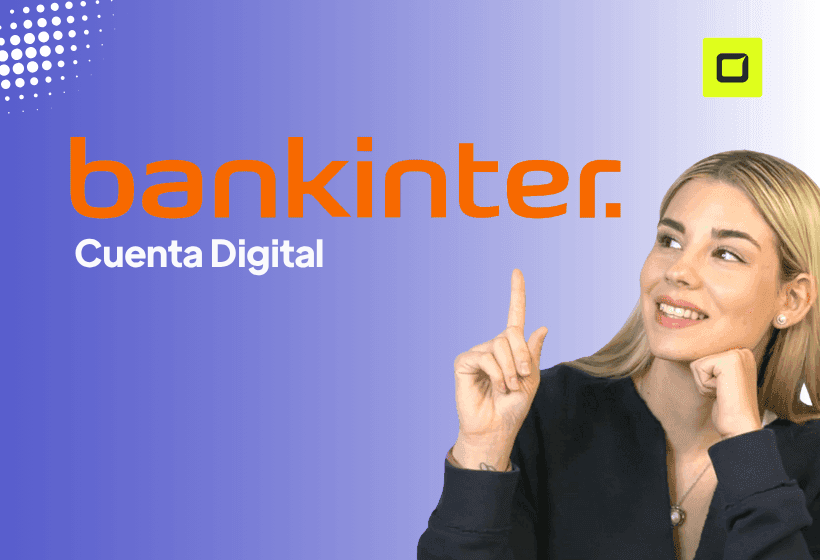 Paula Diaz linares explicando que es la cuenta digital bankinter