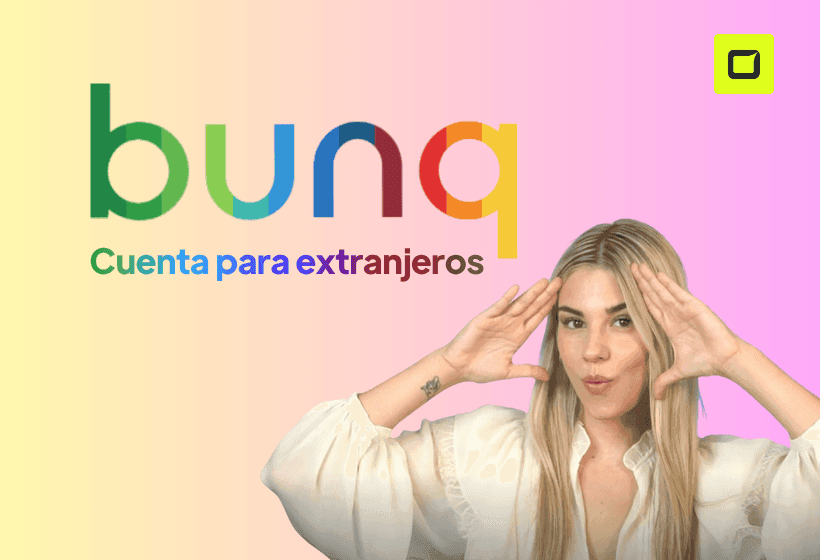 paula Diaz linares explicando que es la cuenta para extranjeros de bunq