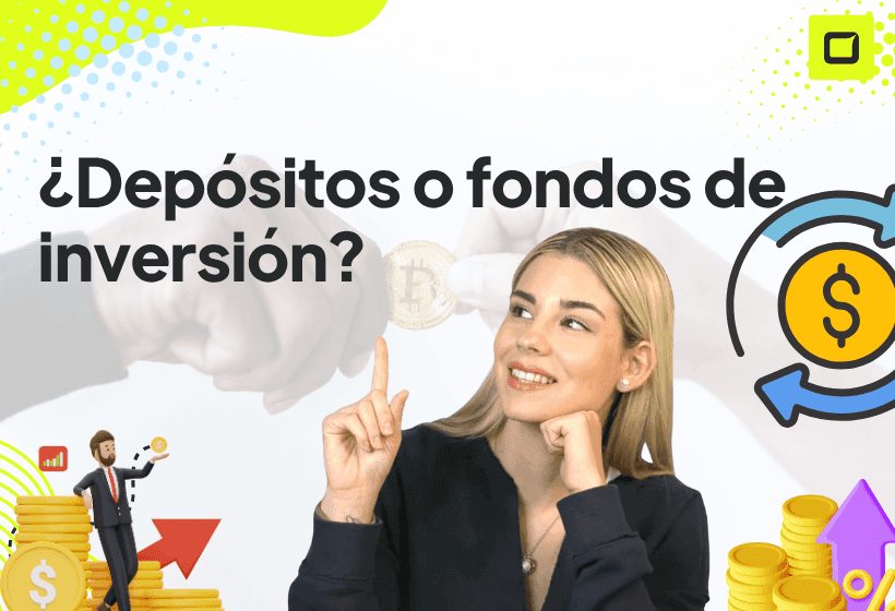 paula Diaz linares explicando di es mejor contratar un depósito o un fondo de inversión
