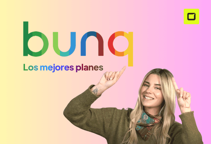 paula Diaz linares explicando cuales son los planes que ofrece bunq