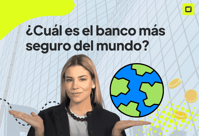 Paula Diaz Linares experta periodista explicando cual es el banco más seguro del mundo