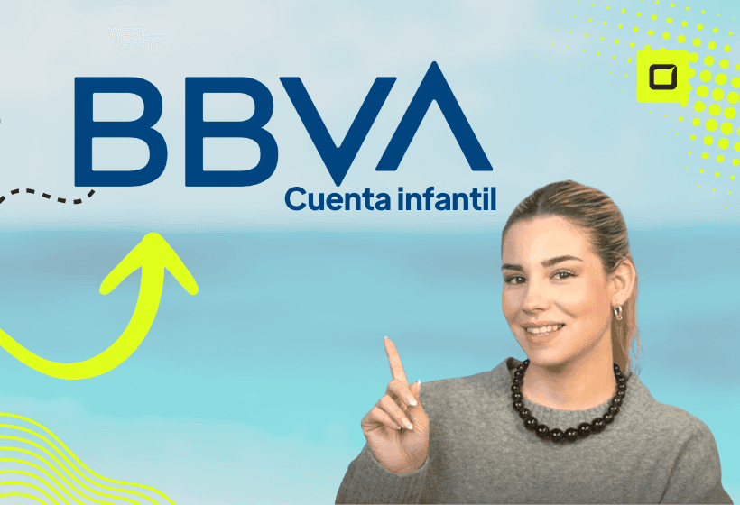 Paula Diaz Linares explicando como funciona la cuenta infantil BBVA