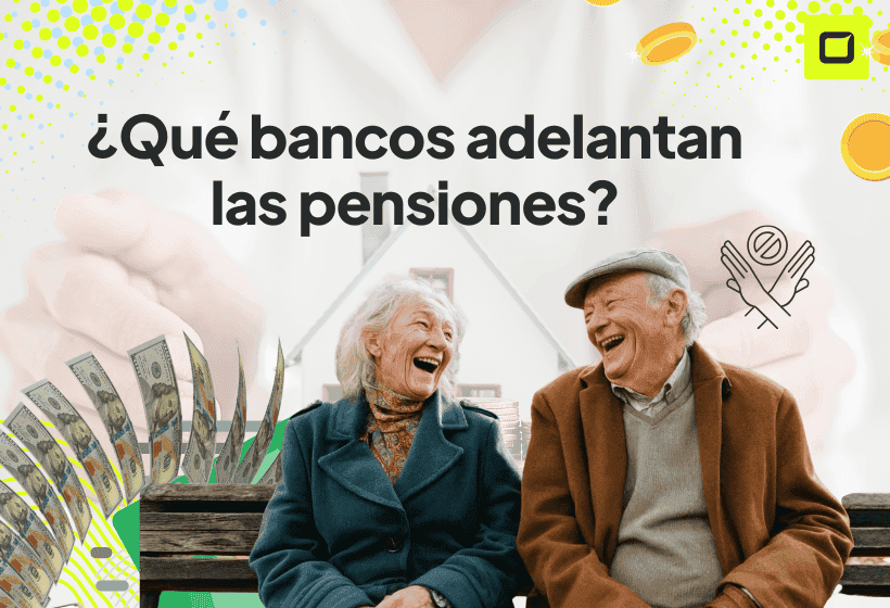 Dos señores mayores hablando sobre cuales son los bancos que adelantan las pensiones