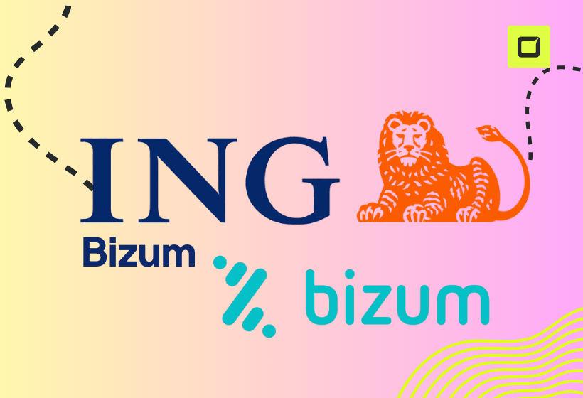 logo de Banco ING con el logo de Bizum mostrando que puedes activar Bizum ING