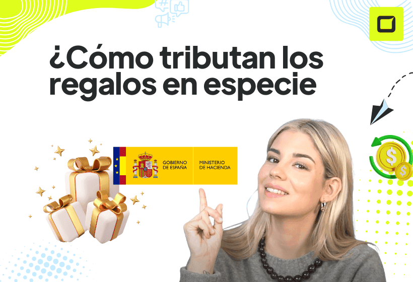 Paula Diaz Linares experta periodista explicando como tributan los regalos en especies de los bancos
