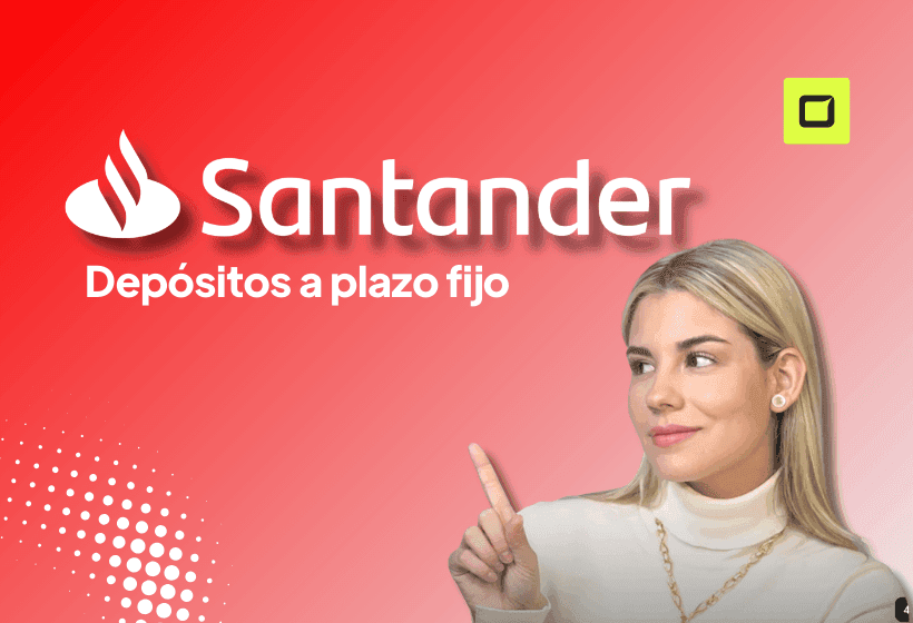 Paula Diaz Linares experta periodista explicando como funcionan los depósitos a plazo fijo del banco santander
