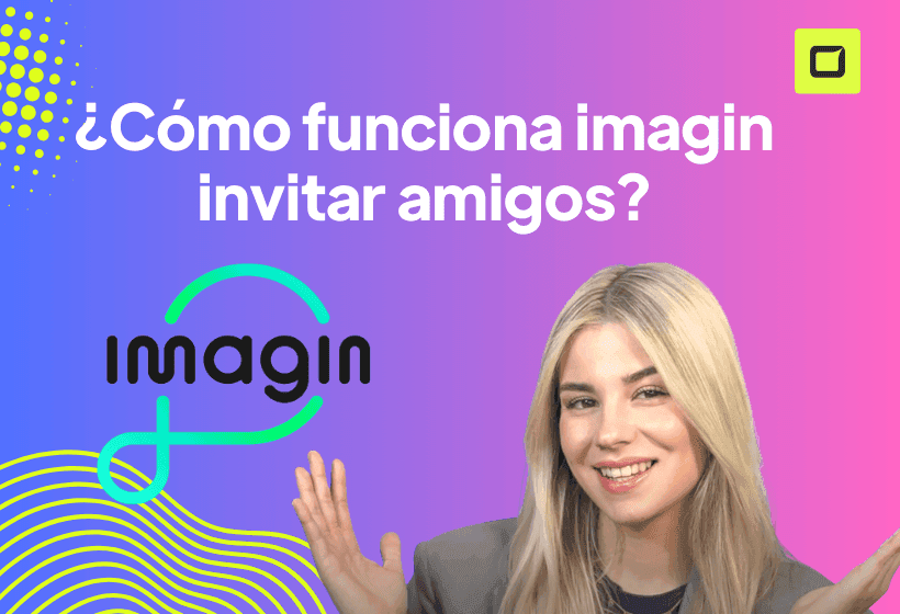 Paula Diaz Linares periodista de Rankia explicando como funciona el plan amigo de imagin