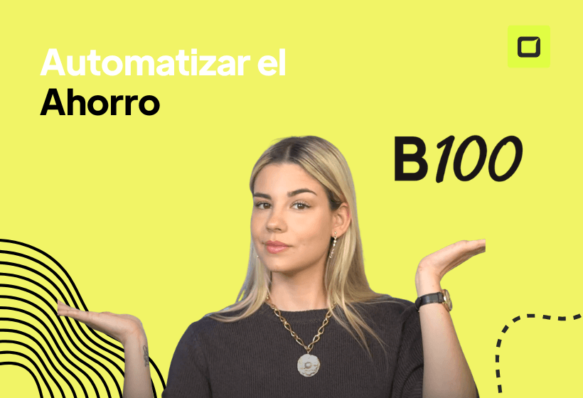 Puala Diaz periodista de rankiator explicando como automatizar el ahorro de B100 con el fondo de rankiator