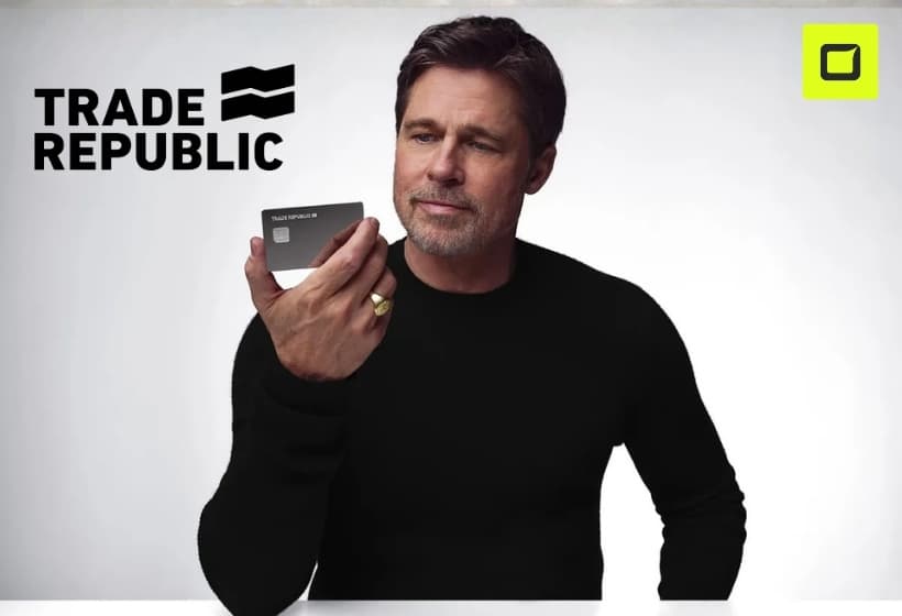 rentabilidad trade republic sube al 3,04% con una campaña de Brad Pitt