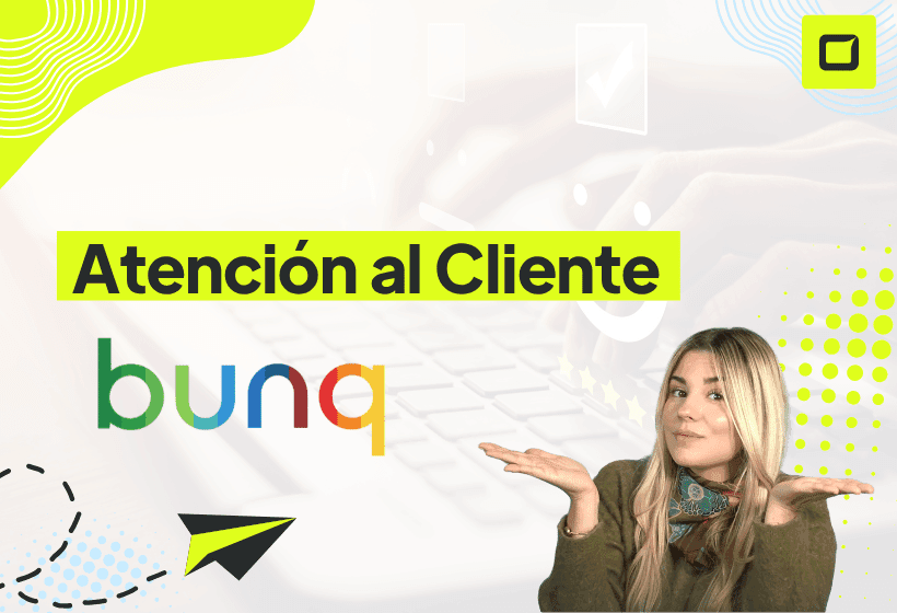 Imagen sobre la atención al cliente de bunq