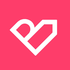 Logo de bnext en color blanco y fondo rosa