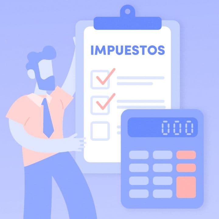 persona calculando el impuesto sobre patrimonio