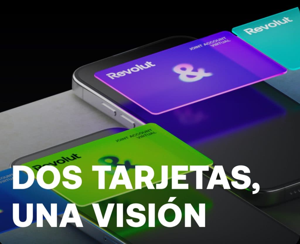 Dos tarjetas, una sola cuenta, con la cuenta conjunta puedes compartir tus gastos