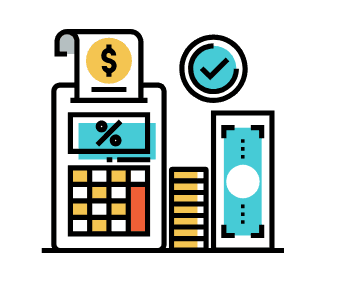 Imagen de una calculadora y dinero mostrando como las comisiones bancarias no pueden llevar IVA en españa