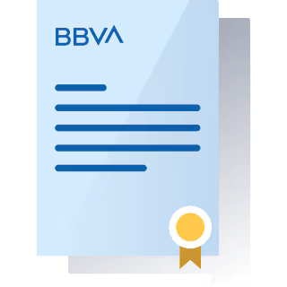 documento de bbva con los requisitos de solicitud de apertura de cuenta