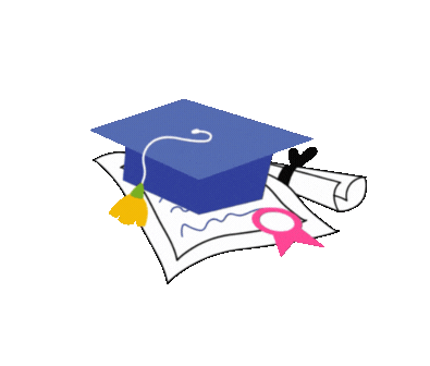 una persona graduándose porque supo ahorrar para la universidad