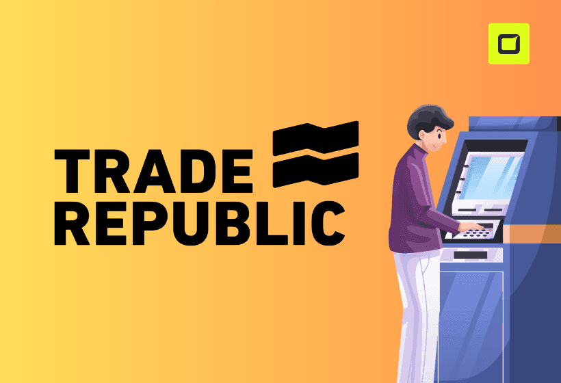 persona retirando dinero de su cuenta de trade republic