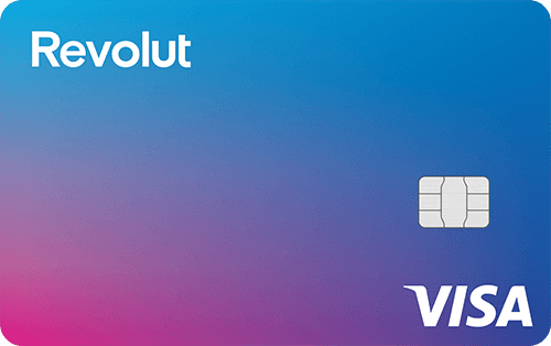 tarjeta de revolut multicolor con su logo