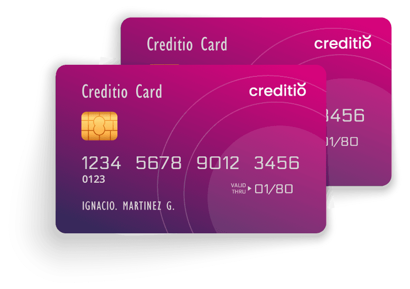 tarjetas de crédito card color rosa