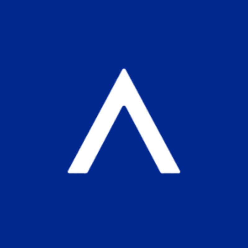 logo bbva color azul con su icono de la a