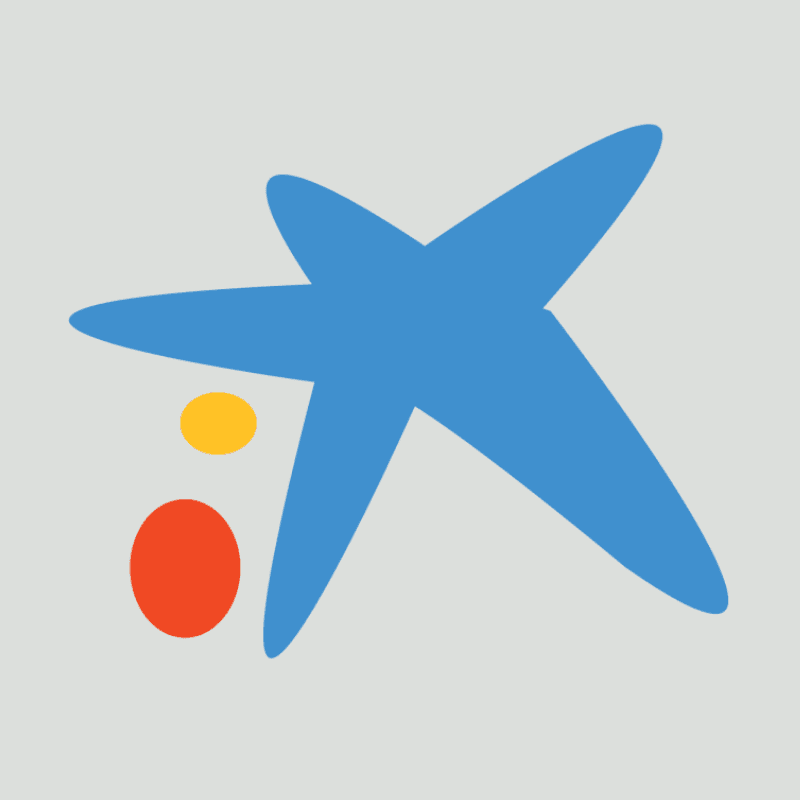Logo de banco caixaBank