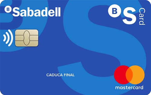 icono de tarjeta prepago sabadell color azul