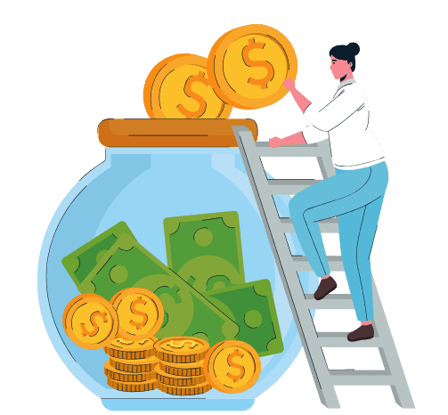 ilustración sobre los retos de ahorro para empezar a ahorrar dinero
