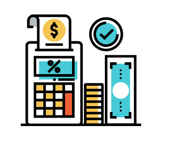 Imagen de una calculadora y dinero mostrando como las comisiones bancarias no pueden llevar IVA en españa