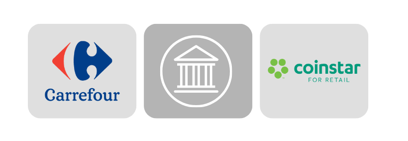 logo de lugares donde se puede cambiar monedas por billetes en España