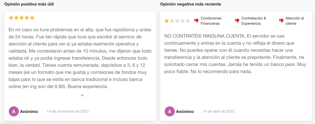 opiniones negativas y positivas de la cuenta remunerada de myinvestor 