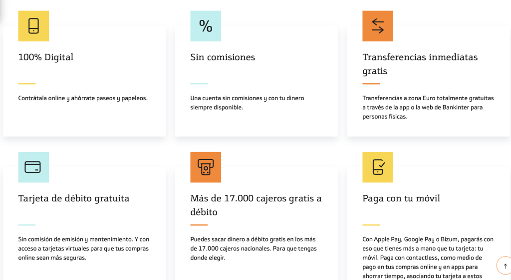 planes y beneficios que ofrece la cuenta nomina bankinter