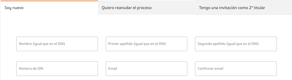 formulario para perdurar una cuenta bankinter