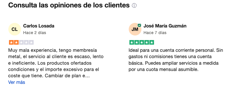 opiniones de los usuarios 100% reales sobre lo que piensan de la cuenta n26 metal